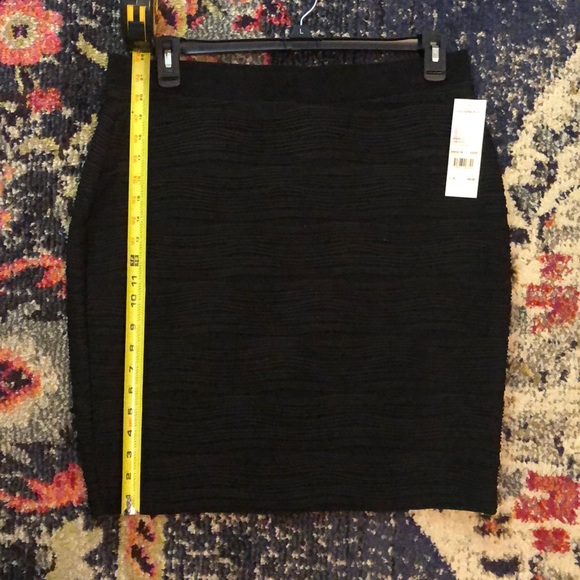 NWT! NY Collection Black Mini Skirt - Picture 2 of 5